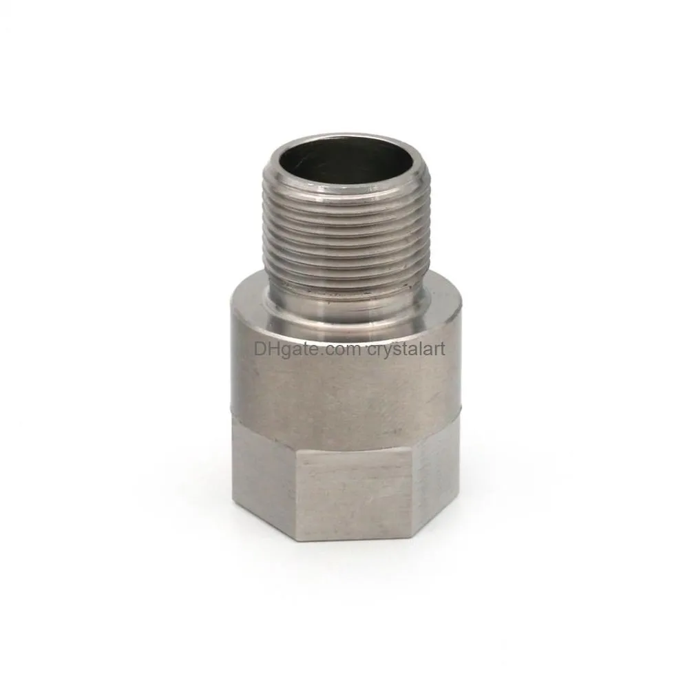 37/64-28 female to 5/8-24 male fuel filter adapter stainless steel thread adapter solvent trap threads changer ss screw converter