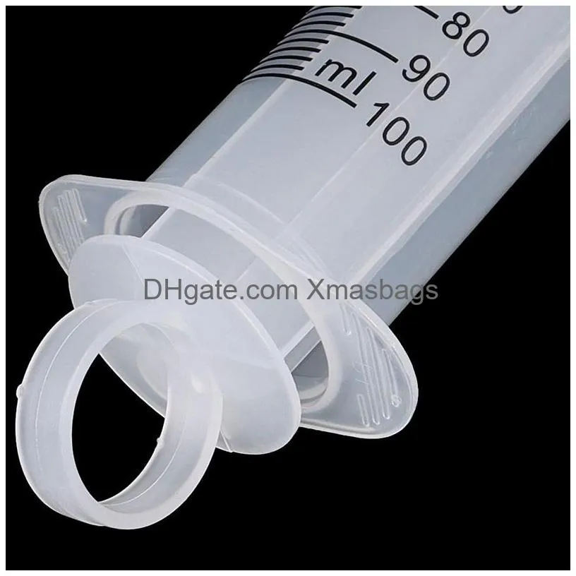 hand tools 1pcs 100ml large capacity syringe reusable pump measuring with 1m tube feeding ink inventory wholesale