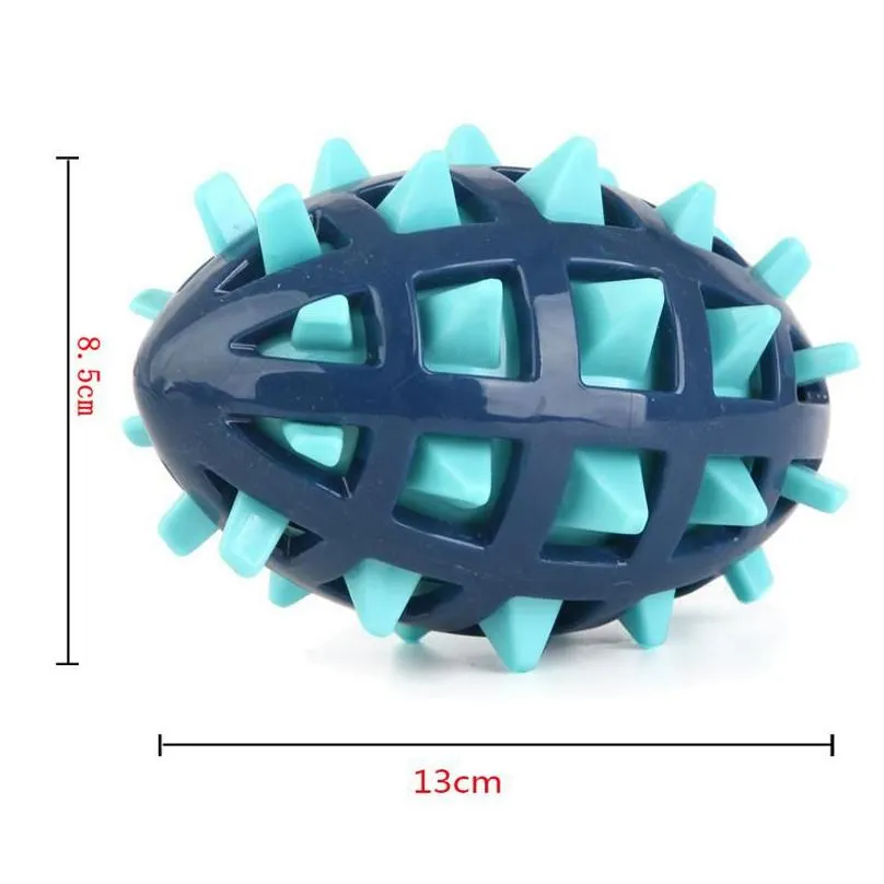 make the dogs happy rubber chew ball dog toys training toothbrush chews toy pet productclean tooth balls nontoxic bite resistant squeaky creak sounding