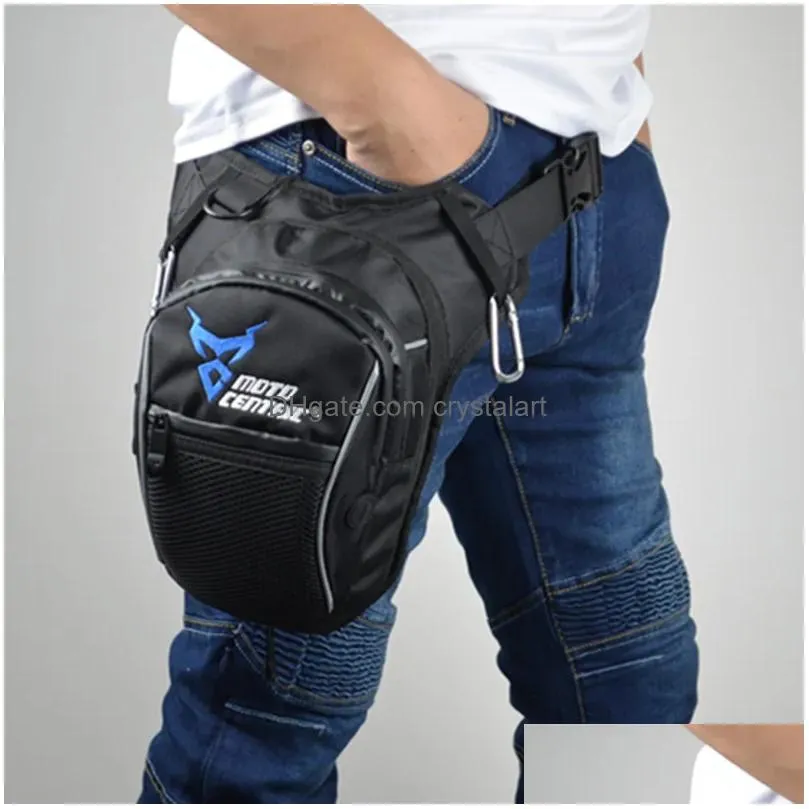 motocentric motorcycle drop leg bag men knight motocross thigh hip bum fanny pack waterproof outdoor bike riding waist pockets