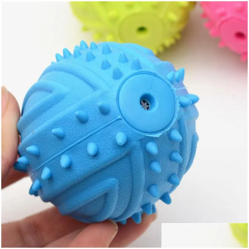 3 color dog toys molar teeth chew fashion pet supply 3d baseball shape rubber round ball toy interactive funny training