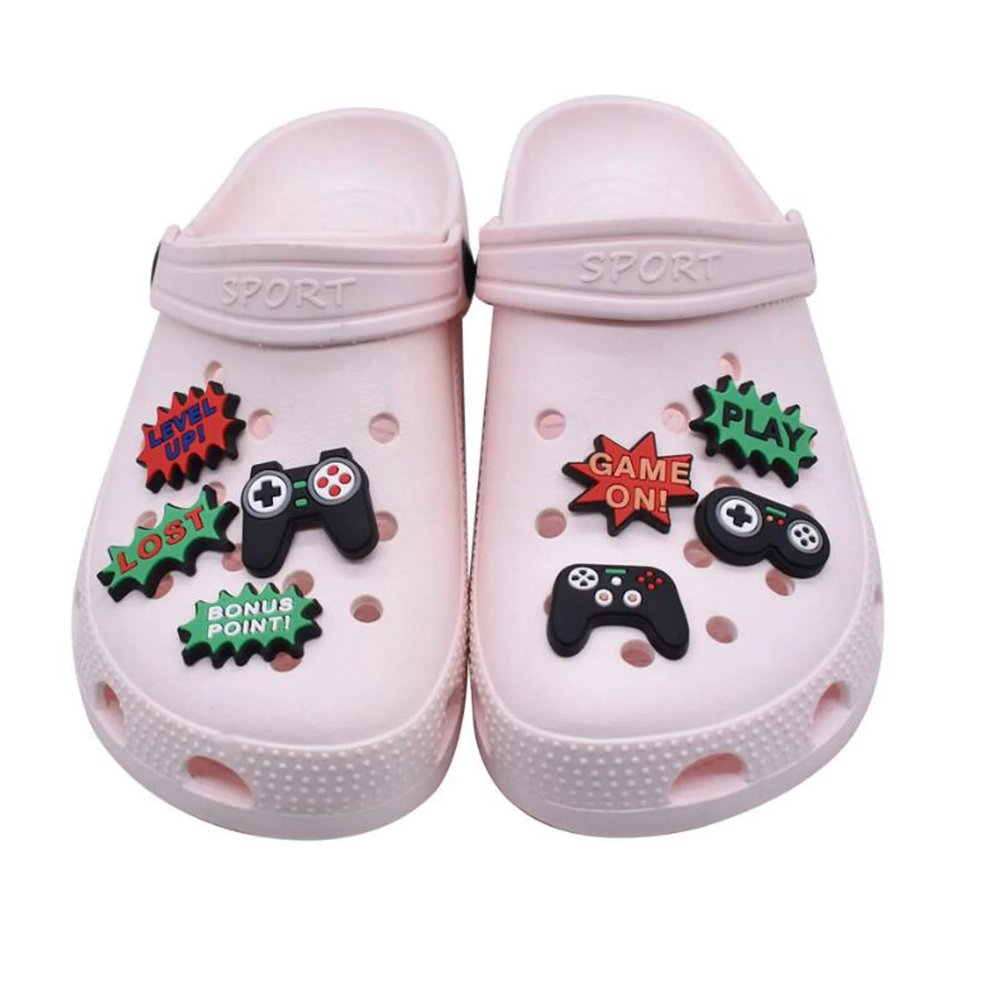 wholesale video game controller shoe charm decoration buckle accessories for clog charms jibitz clog pins