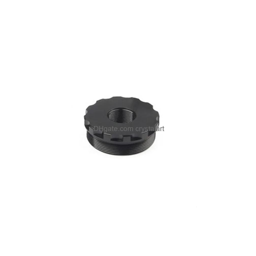 outer thread m40x1.5 inner thread 1/2-28 or 5/8-24 fuel filter black aluminium end cap cover for 1.7x10 inch solvent trap
