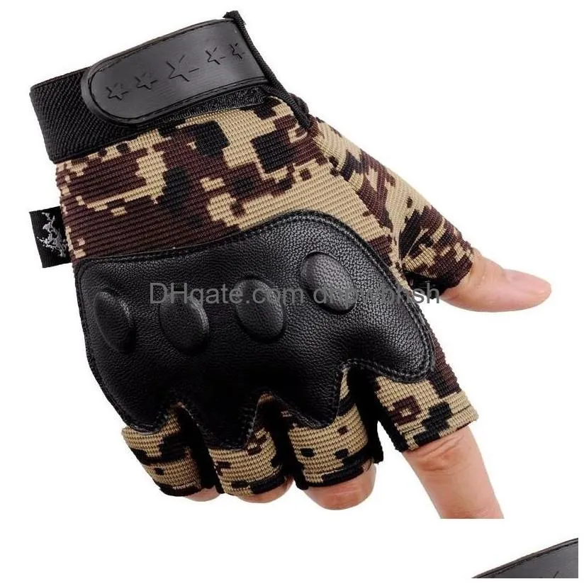 tactical gloves hard knuckle motorcycle half finger riding outdoor cycling mountaineering drop delivery automobiles motorcycles motocy