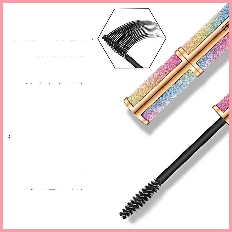 color nana bright star fiber curl mascara waterproof and sweat resistant thick eyebrows long curling natural not easy to take off cosmetics