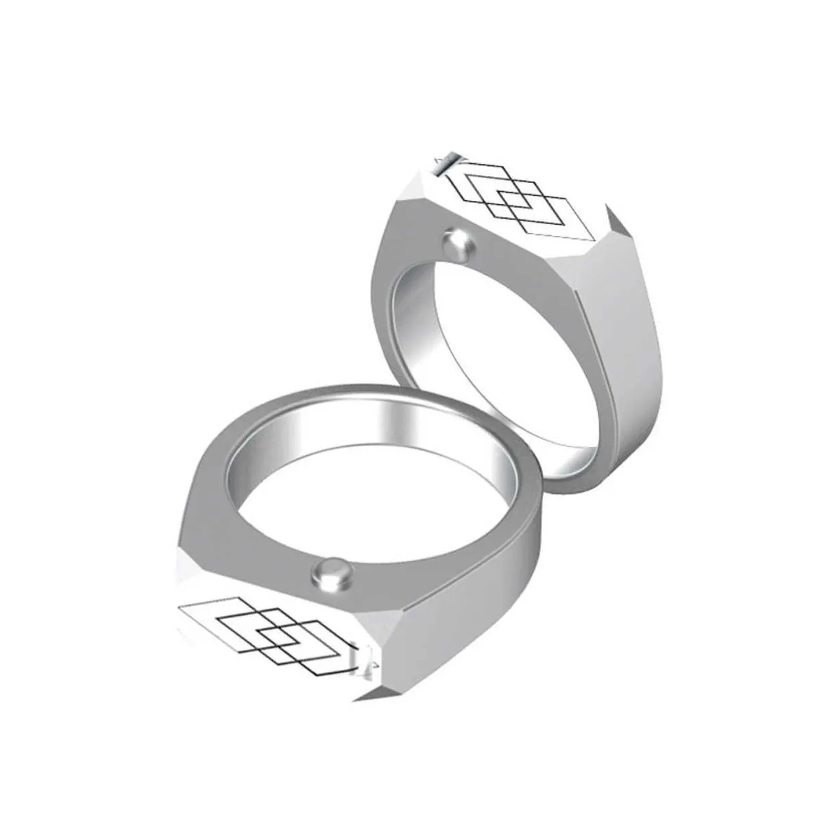 the third generation of steel selfdefense ring diamond pattern outdoor knife jewelry function broken window cl85727