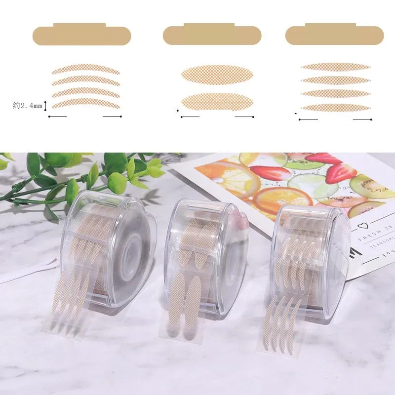 makeup artist special mesh lace double eyelid adhesive no trace natural invisible strong stick lasting flesh-colored roll female
