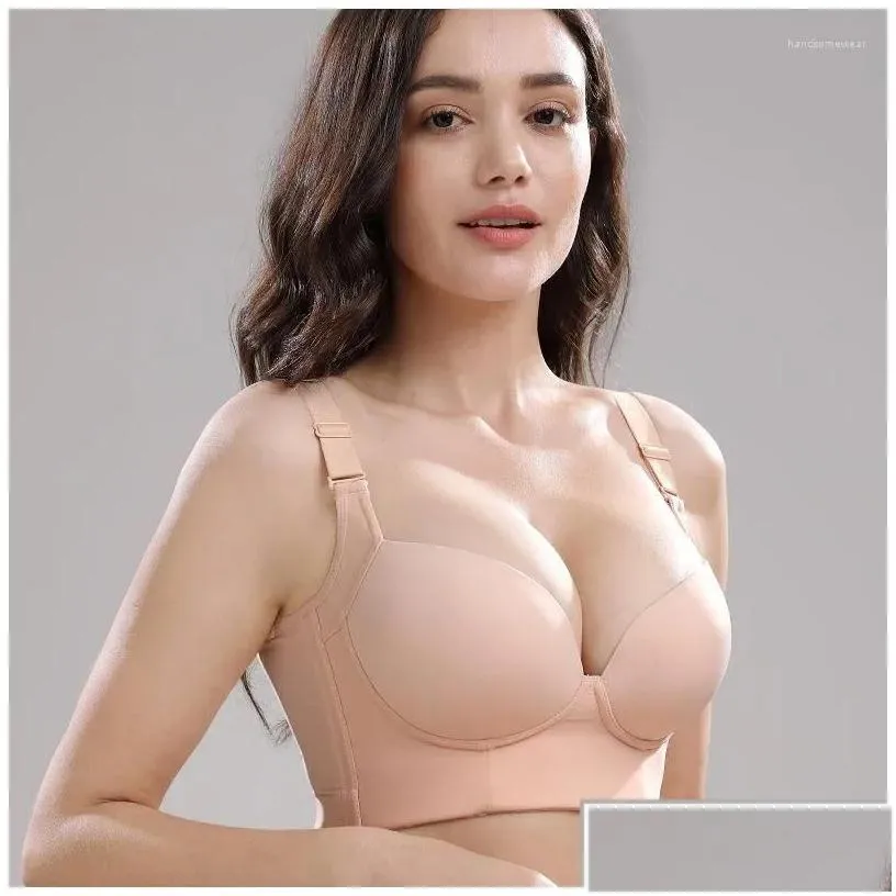 bras push up women deep cup bra e back fat underwear shaper incorporated fl erage lingerie 7 hook drop delivery dhrtn