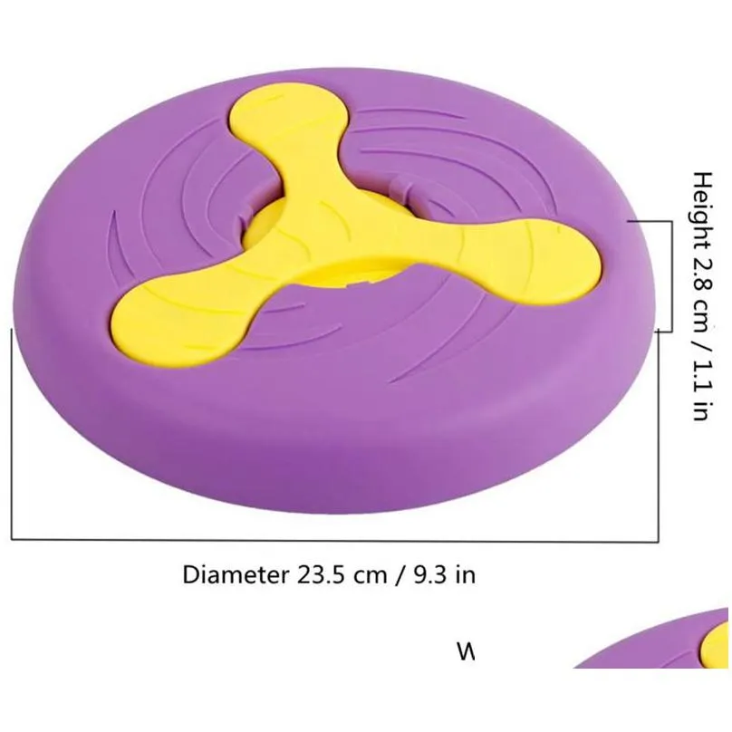 dog toy flying discs interactive outdoor indestructible various ways to play with detachable boomerang two in one trainers dog flying