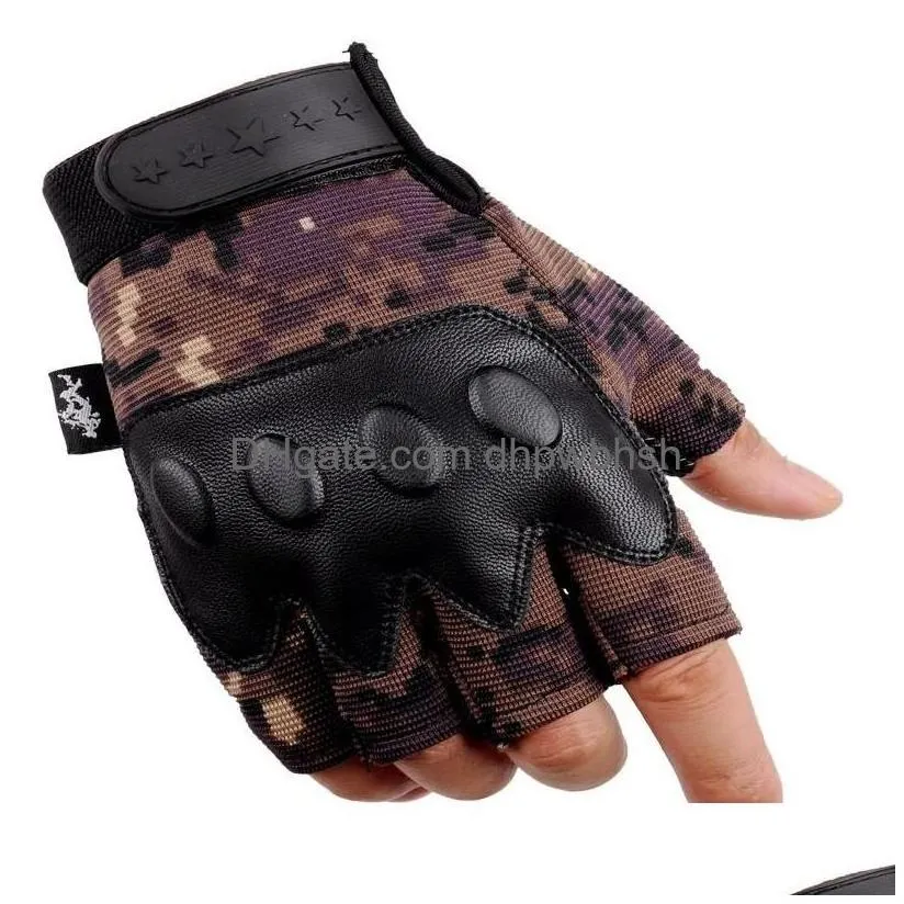 tactical gloves hard knuckle motorcycle half finger riding outdoor cycling mountaineering drop delivery automobiles motorcycles motocy