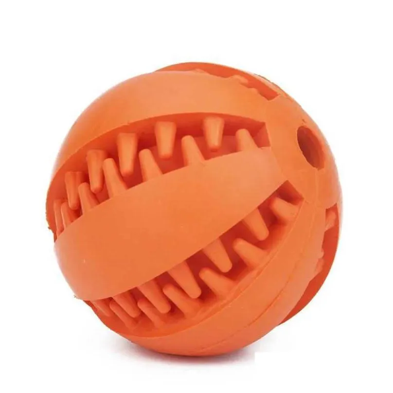 dog toys chews pet sof pet dog toys toy funny interactive elasticity ball dog chew toy for dog tooth clean ball of food extra-tough rubber