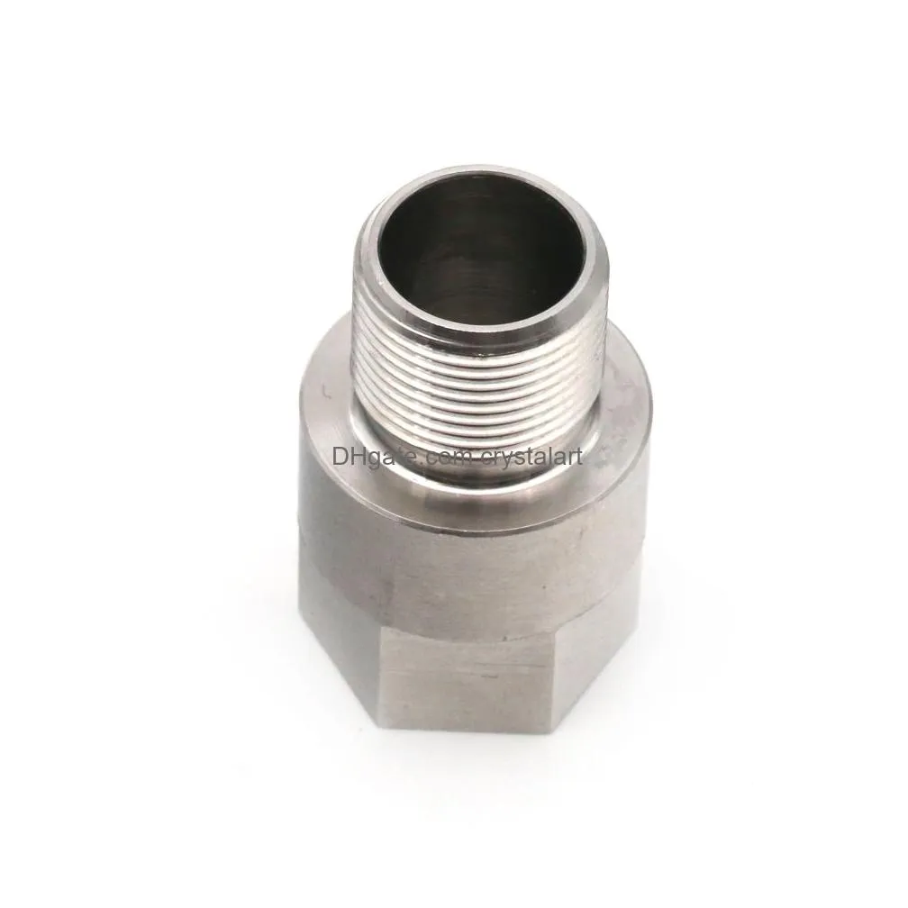 m16x1l female to 5/8-24 male fuel filter adapter stainless steel thread adapter solvent trap threads changer ss screw converter