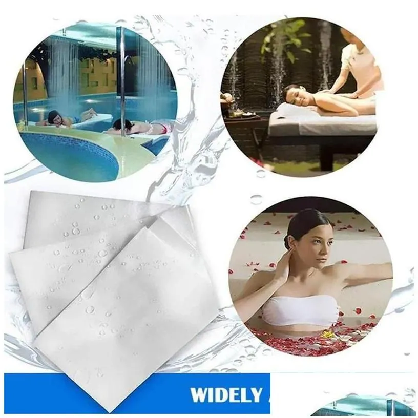 towel 50pcs/roll disposable bed sheets bedroom mas table sheet beauty salon spa nonwoven fabric pillow tattoo bath supply drop deliv