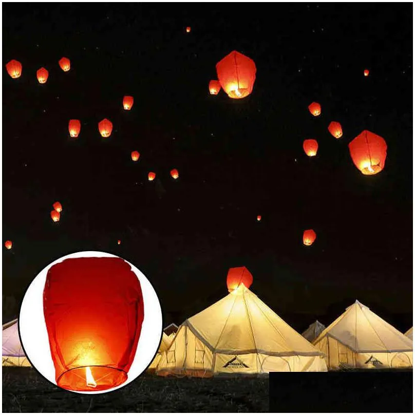 10-30pcs chinese paper sky flying ing lanterns fly candle lamps ing light christmas party wedding festival decoration r231128