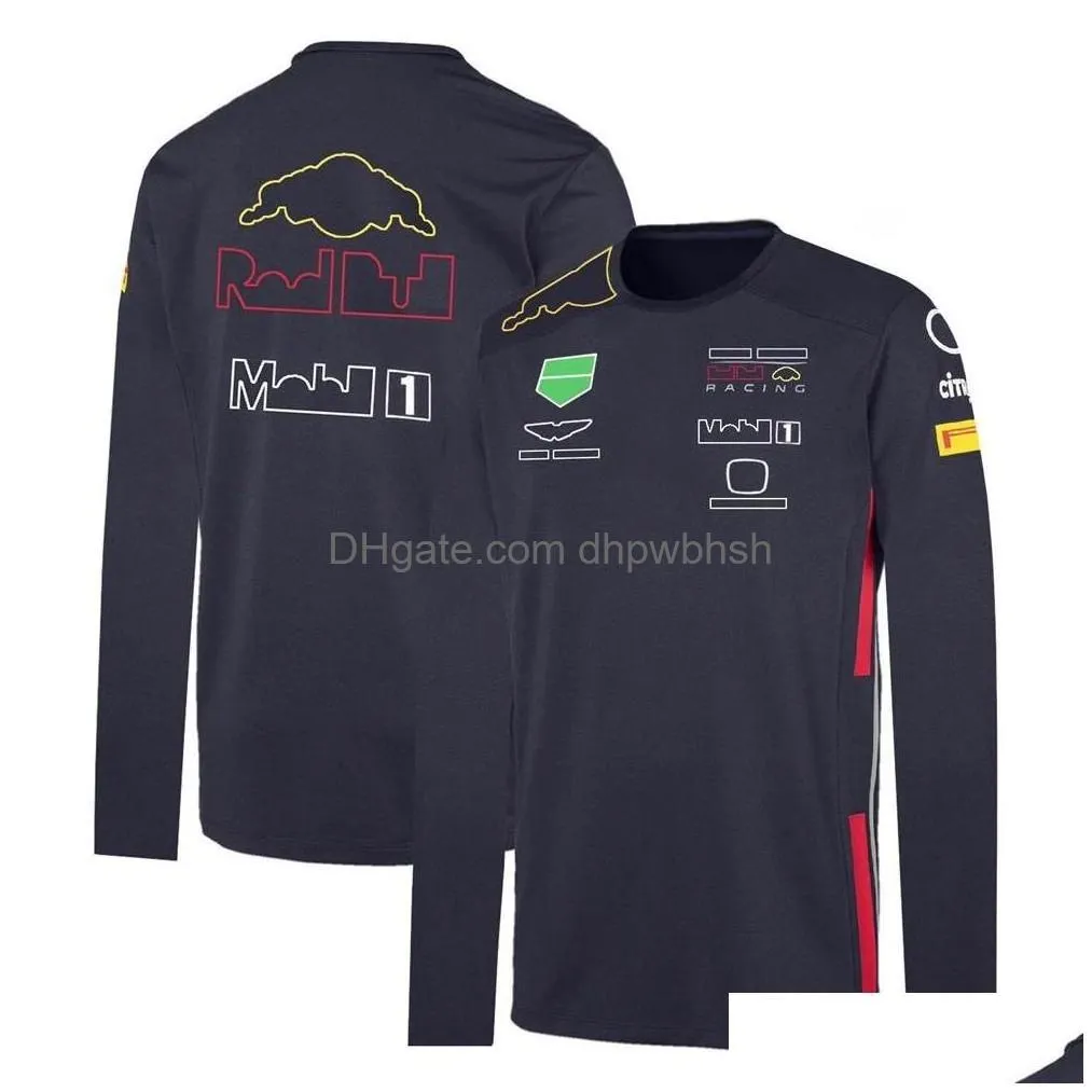motorcycle apparel forma 1 team driver t-shirt 2022 f1 racing suit t-shirts long sleeve motorsport summer o neck breathable t shirt mo