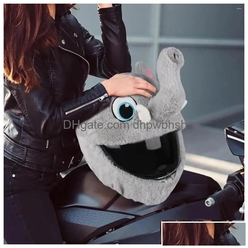 motorcycle helmets helmet er elephant shaped motorbike for fl face p gifts protective funny drop delivery automobiles motorcycles acce