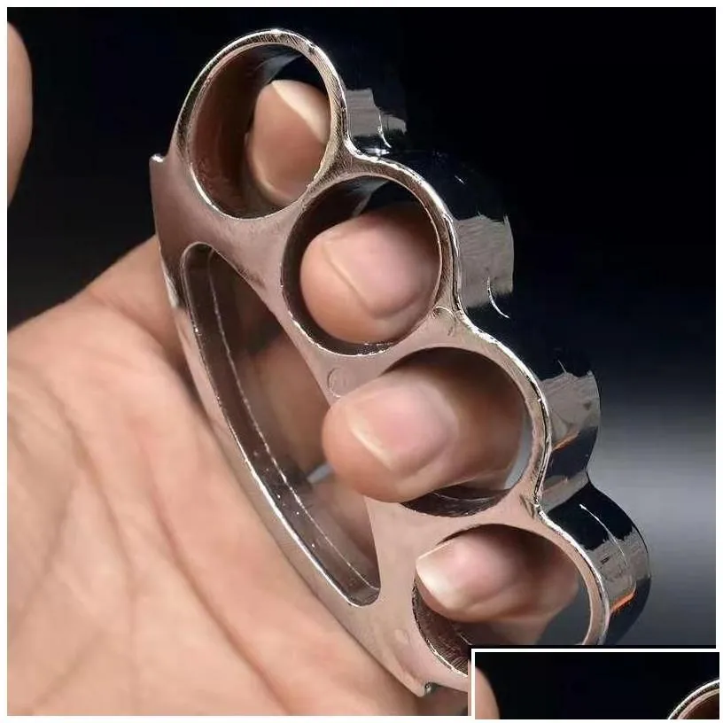 brass knuckles mini semicircle metal outdoor cam self-defense window breaker pocket portable edc tool drop delivery sports outdoors fi