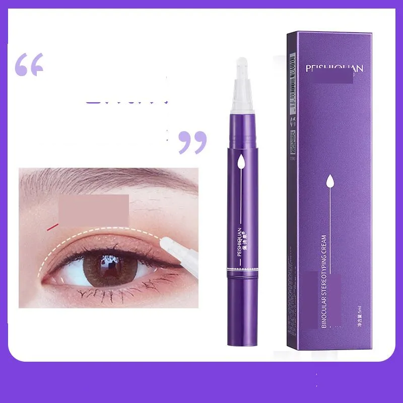 pei shi quan double eyelid styling cream no trace invisible instant dry essence waterproof double eyelid adhesive
