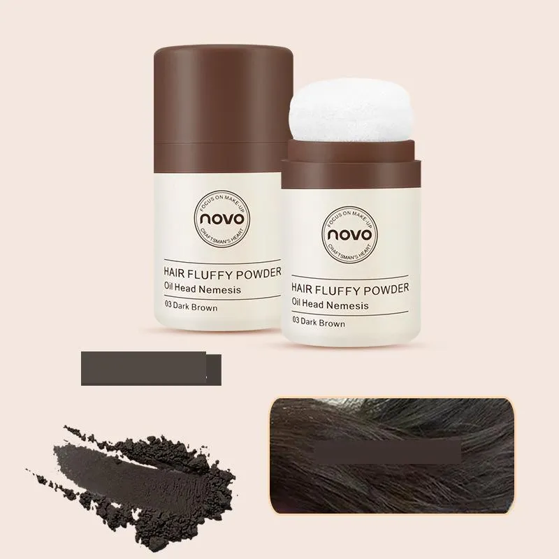 novo hairline pompa powder oil control refreshing and delicate natural lazy bangs oil removal shampooer fluffy powder