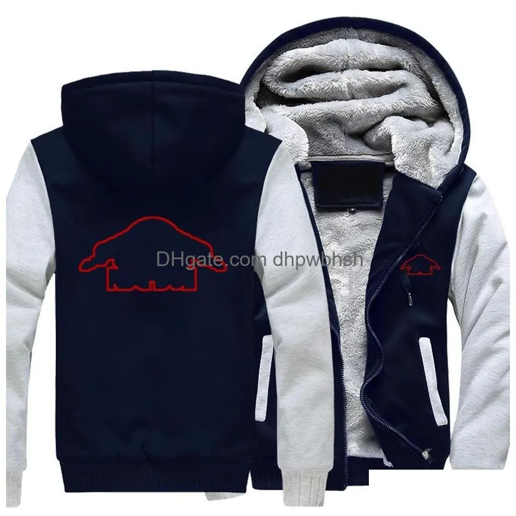 motorcycle apparel f1 hoodie autumn and winter fleece zipper jacket windbreaker motocross hooded sweatshirt brand sportswear racing of