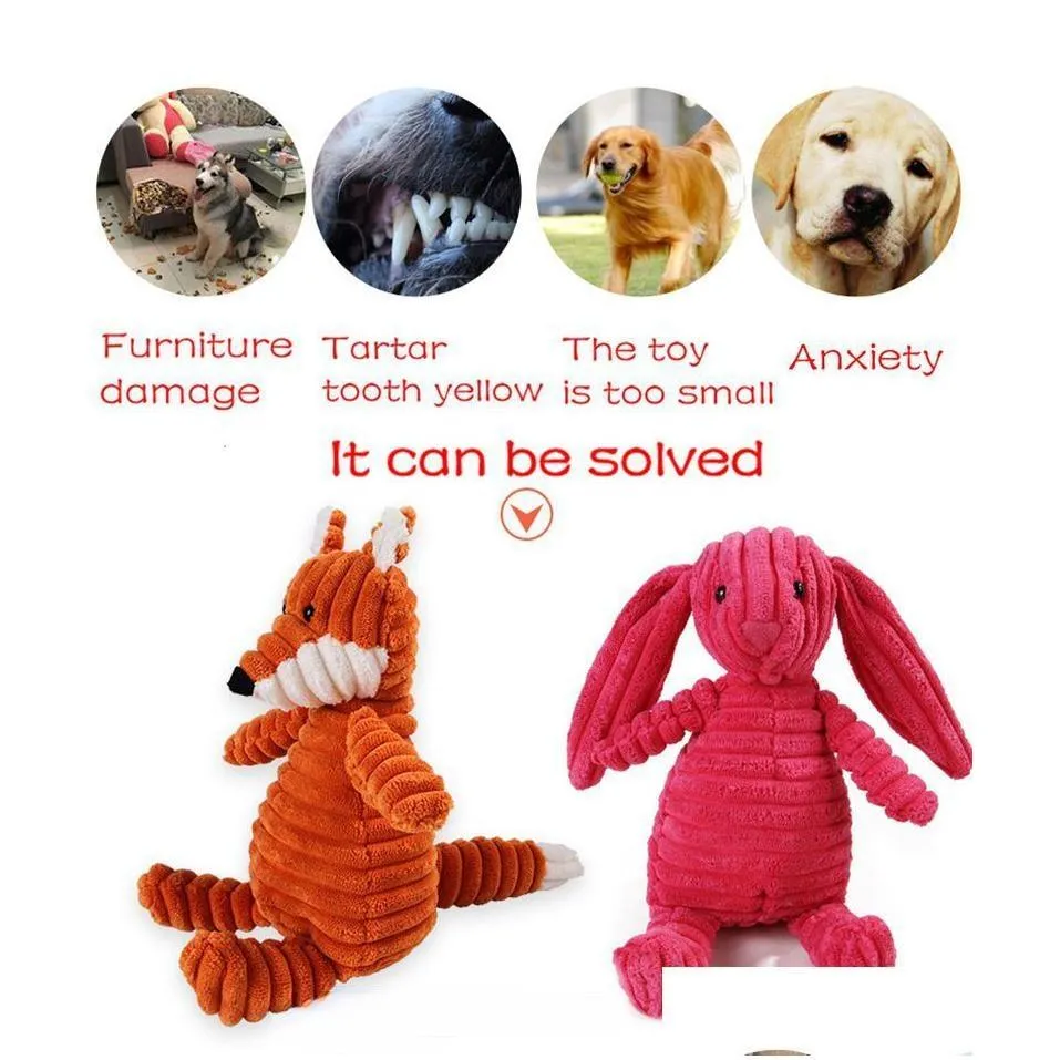 13 style wholesale dog squeaky plush toys puppy assortment value bundle dogs plaything for puppies bulk large doggy teething pet chew toy rabbit fox elephant pig