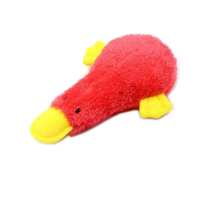 plush dog toys pet squeaky toy cute duck stuffed puppy chew toys for small medium dogs wholesale h15