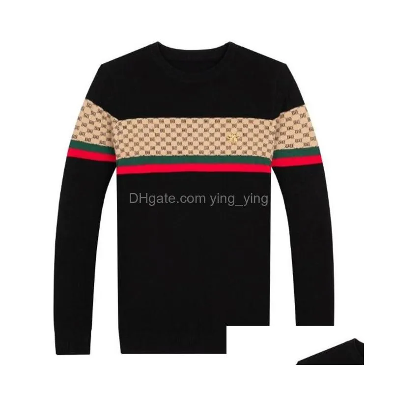 mens womens designers sweaters letters pullover men long sleeve active sweatshirt embroidery knitwear winter clothes asian code m- 4xl