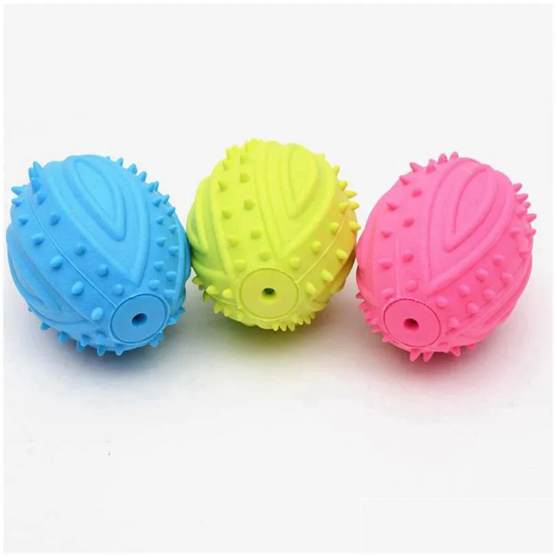 make the pup happy dog teething toys balls with bells durable dogs iq puzzle chew for puppy small doggy teeth cleaning chewing vocal toy dumbbell 3 colors