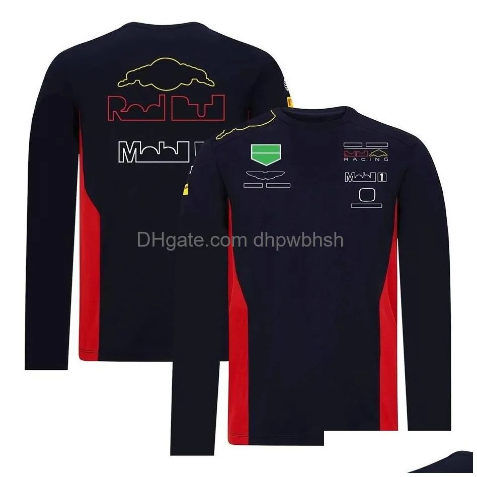 motorcycle apparel forma 1 team driver t-shirt 2022 f1 racing suit t-shirts long sleeve motorsport summer o neck breathable t shirt mo