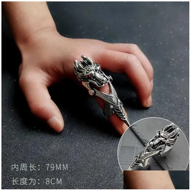 korean version leading ring selfdefense mens hip hop index finger trendy bar spiritual boy social hand decoration u70b727