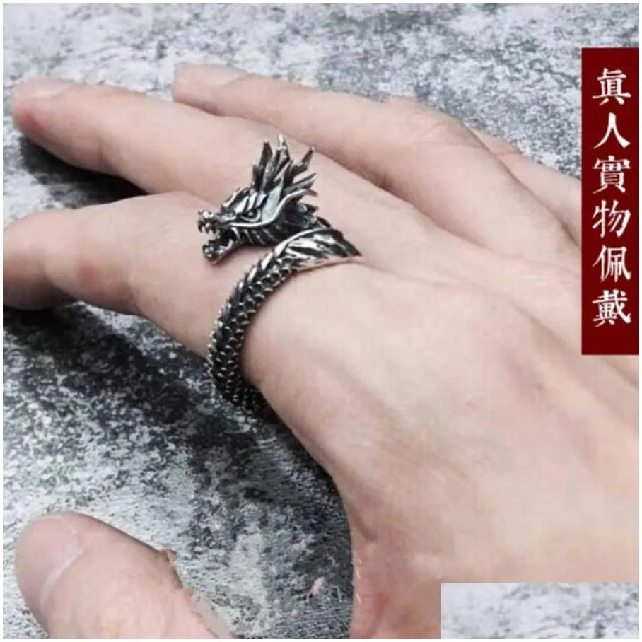 domineering dragon head selfdefense ring female male finger blade tiger wolf designering designer gift to boyfriend itzs727