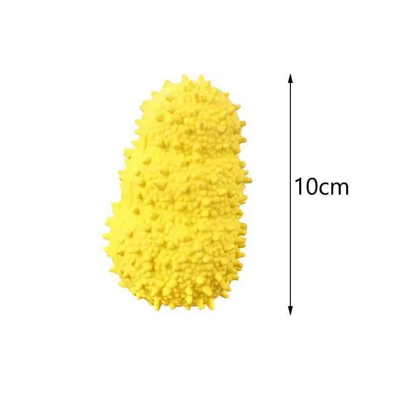 dog toys chews squeaky spiky dog molar toy for small medium dogs chihuahua french bulldog durable pet chew toys for teeth cleaning