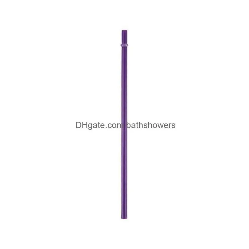 drinking straws colorf plastic sts reusable thick st for 20oz tumbler cup 10inch9488287 drop delivery home garden kitchen dining bar
