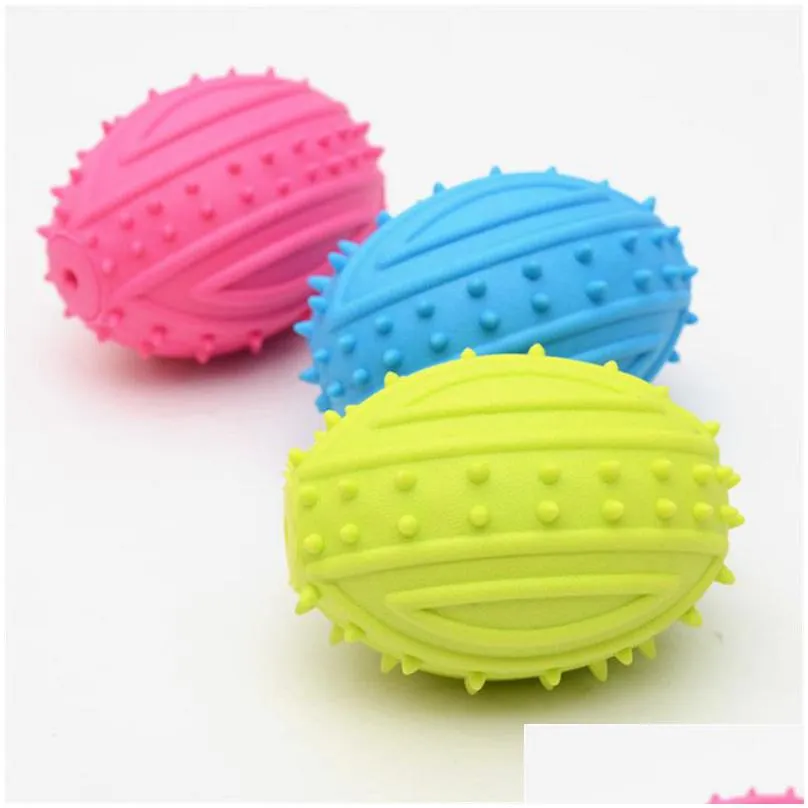 3 color dog toys molar teeth chew fashion pet supply 3d baseball shape rubber round ball toy interactive funny training