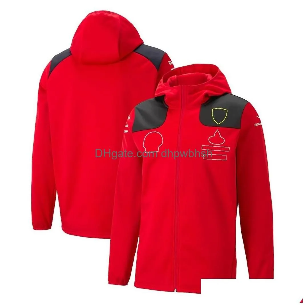 motorcycle apparel 2023 forma 1 hoodie jacket f1 team red softshell official website same racing fan zipper jackets autumn winter