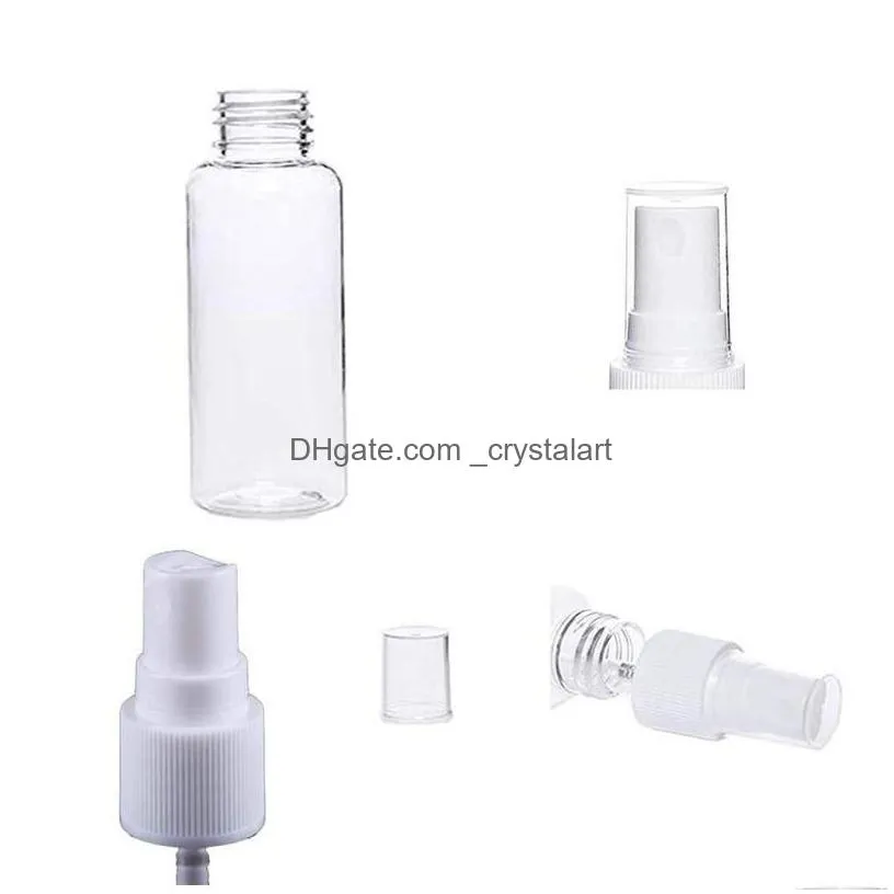 Car Cleaning Tools 24 Pack 2Oz Plastic Clear Spray Bottles Refillable 60Ml Fine Mist Sprayer For  Oils Travel Drop Delivery Dhj3Q