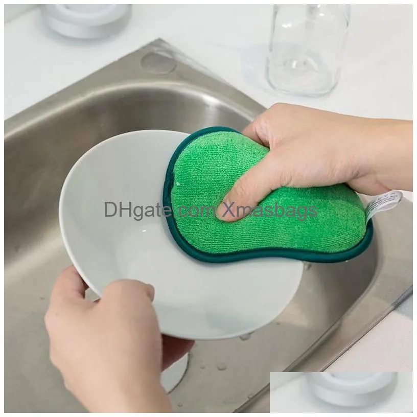 cleaning cloths bear home magic sponges kitchen cleanings brush microfiber scrubbing dish kitchen accessories inventory wholesale
