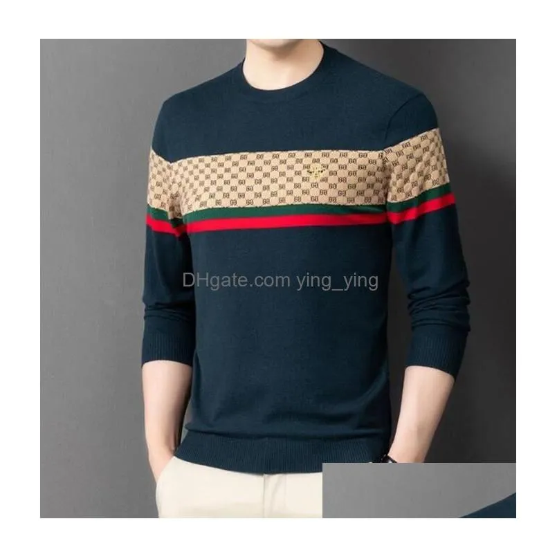 mens womens designers sweaters letters pullover men long sleeve active sweatshirt embroidery knitwear winter clothes asian code m- 4xl