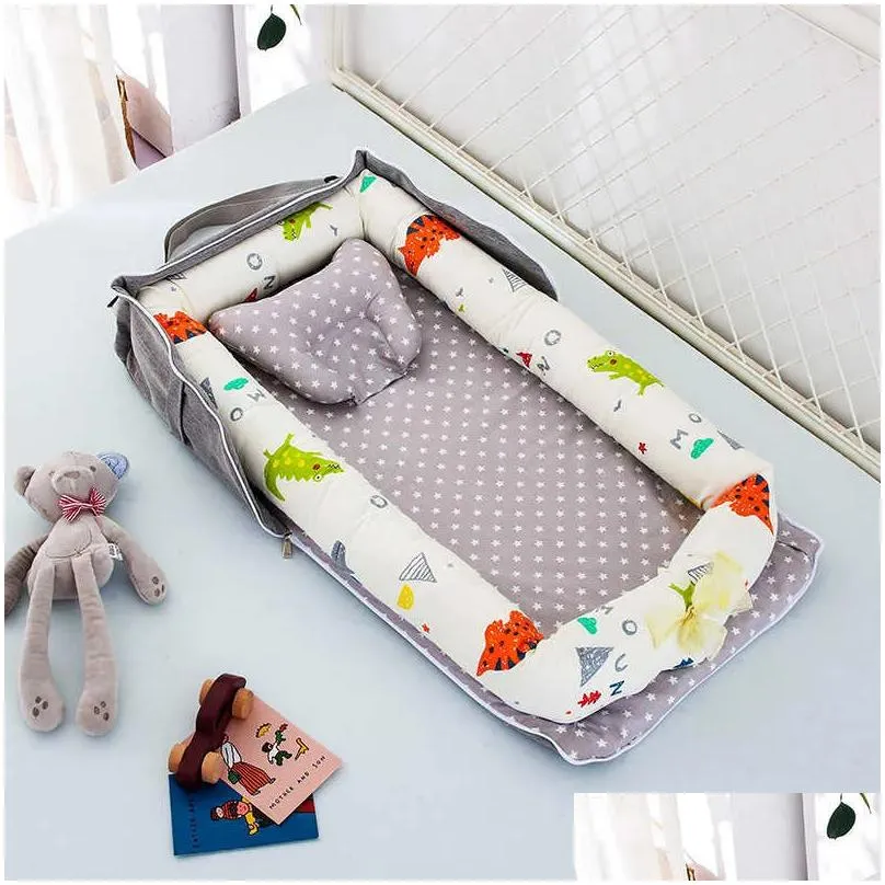 playpen travel nest portable baby bed cradle newborn crib fence bed for kids baby bassinet