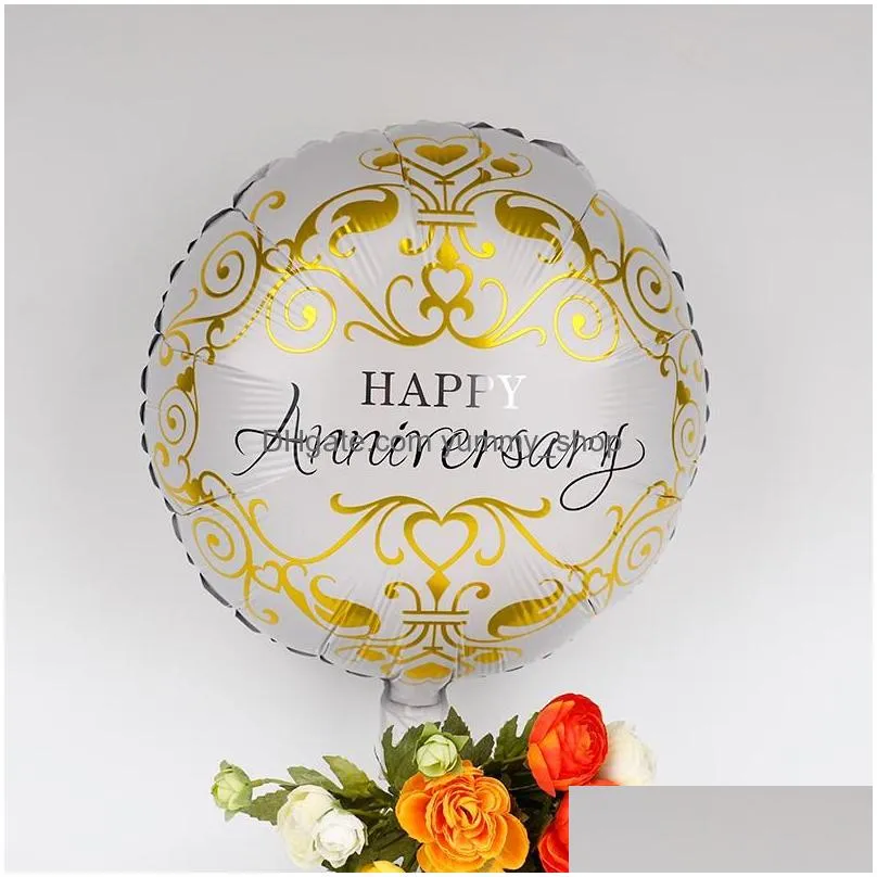 1pc 18 inch love family decoration gift air balloon anniversary happy balloon festival party supplies297q