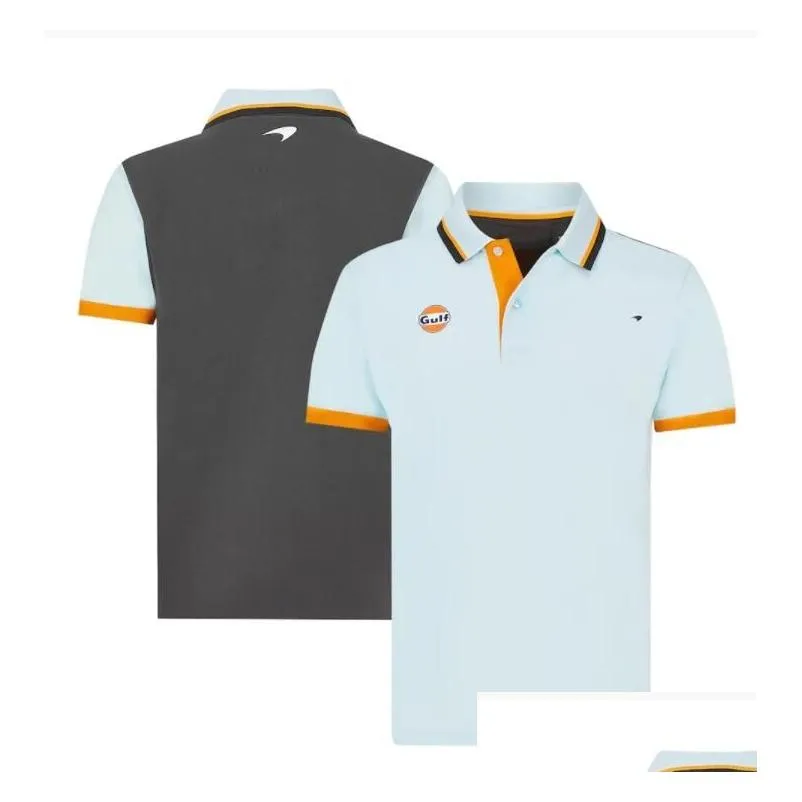 f1 formula one racing suit 2021 short-sleeved t-shirt polo quick-drying top team uniform pullover sweater car fan custom style