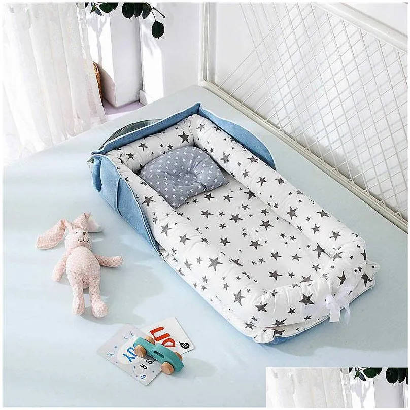 playpen travel nest portable baby bed cradle newborn crib fence bed for kids baby bassinet