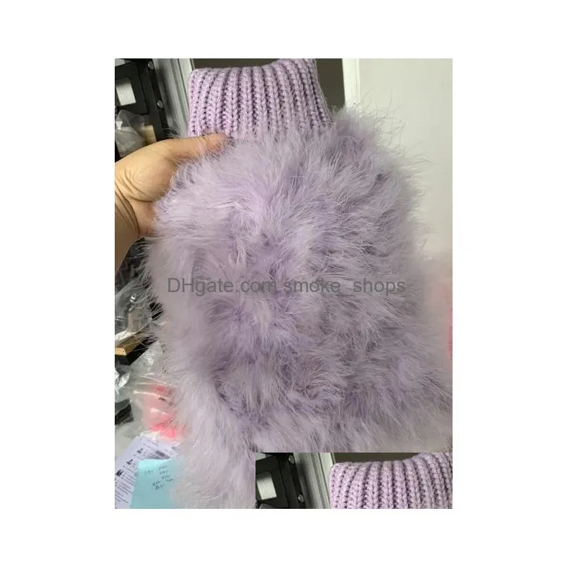 dog apparel dog designer clothes luxury fur sweater pink blue purple high quality warm knitwear for puppy hairless cats fashion cat clothes