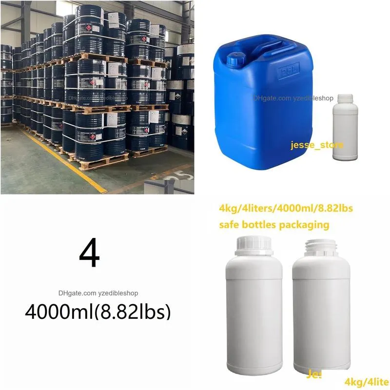 Other Raw Materials Wholesale 4000Ml 8.82Lbs Bdo Liquid Chemicals True 99 Purity 14 1 4-Diol 4-Butendiol 14B 110-64-5 Drop Delivery Of Dhwgg