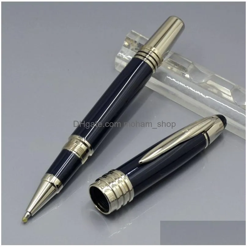 wholesale many style - john kennedy dark blue metal rollerball pen ballpoint pen fountain pens office school supplies with jfk serial