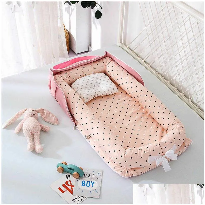 playpen travel nest portable baby bed cradle newborn crib fence bed for kids baby bassinet