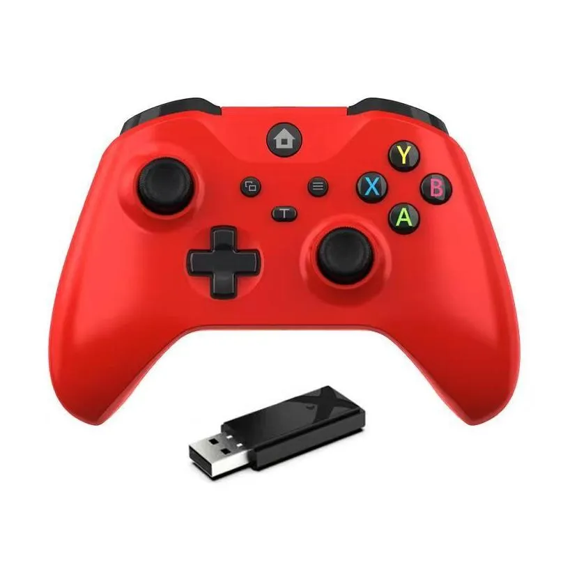 8 colors 2.4g wireless game controller gamepads precise thumb gamepad joystick for xbox one series x/s/windows pc/ones/onex console