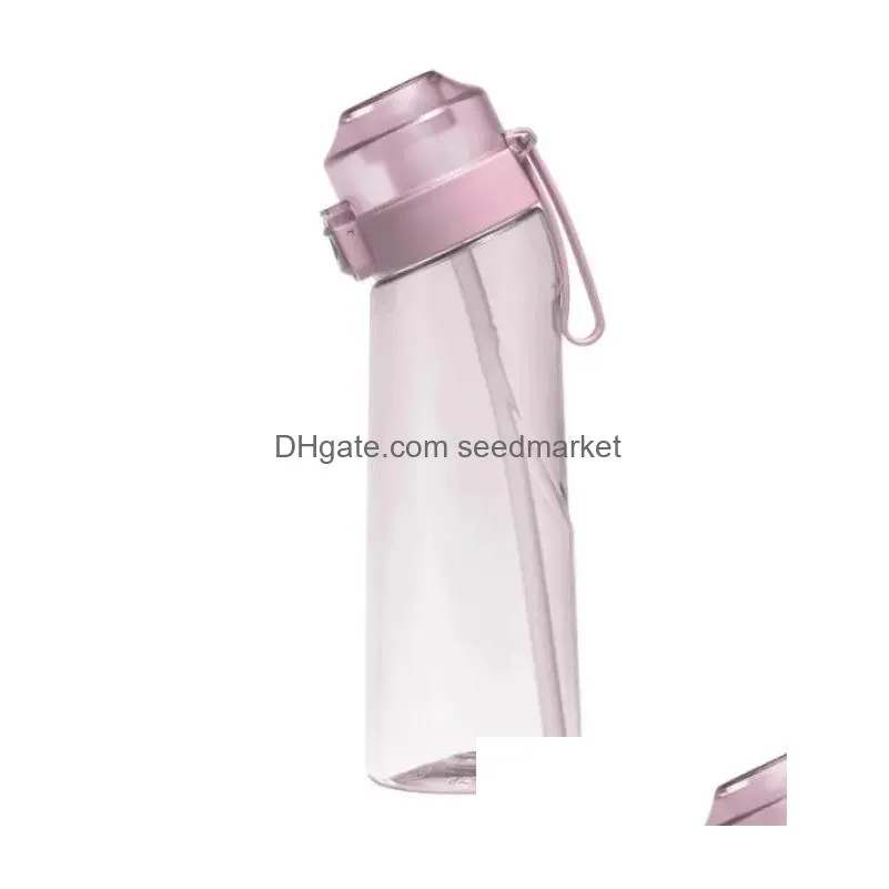 Water Bottles 650Ml Scent Active Flavoring Cup Air Taste Buds Flavored Bottle Up Sports Drop Delivery Dhj7T