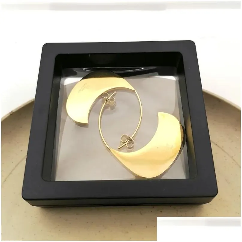 designer earrings women luxury mirror dangle metal bag shape personalized fashion earring gold silver designer jewelry d2109254hl