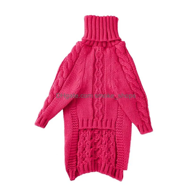 dog apparel winter dog sweater italian greyhound whippet turtleneck twist warm dog coat dog clothing dogs knitted sweater 230810